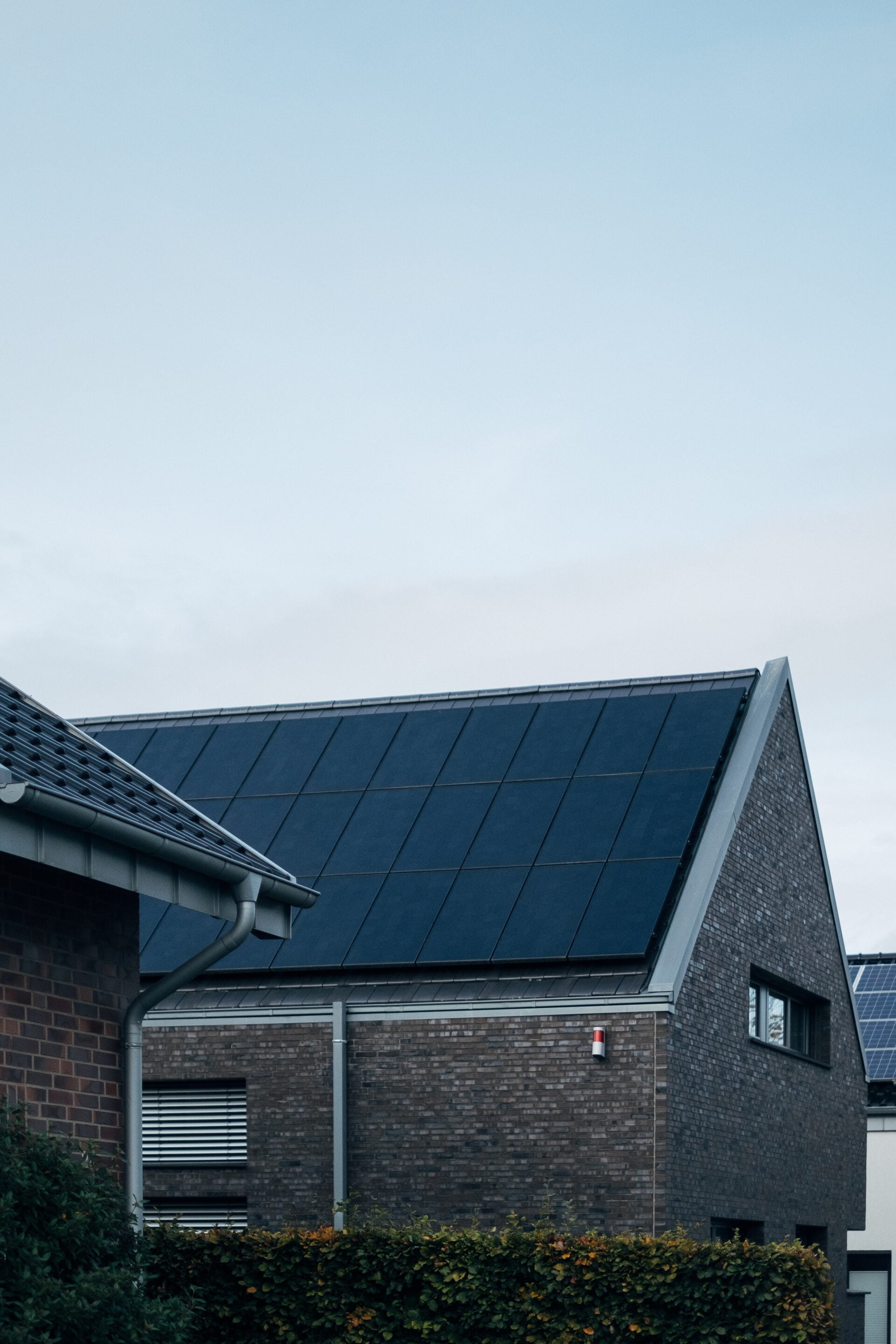 Solar panels on uk house